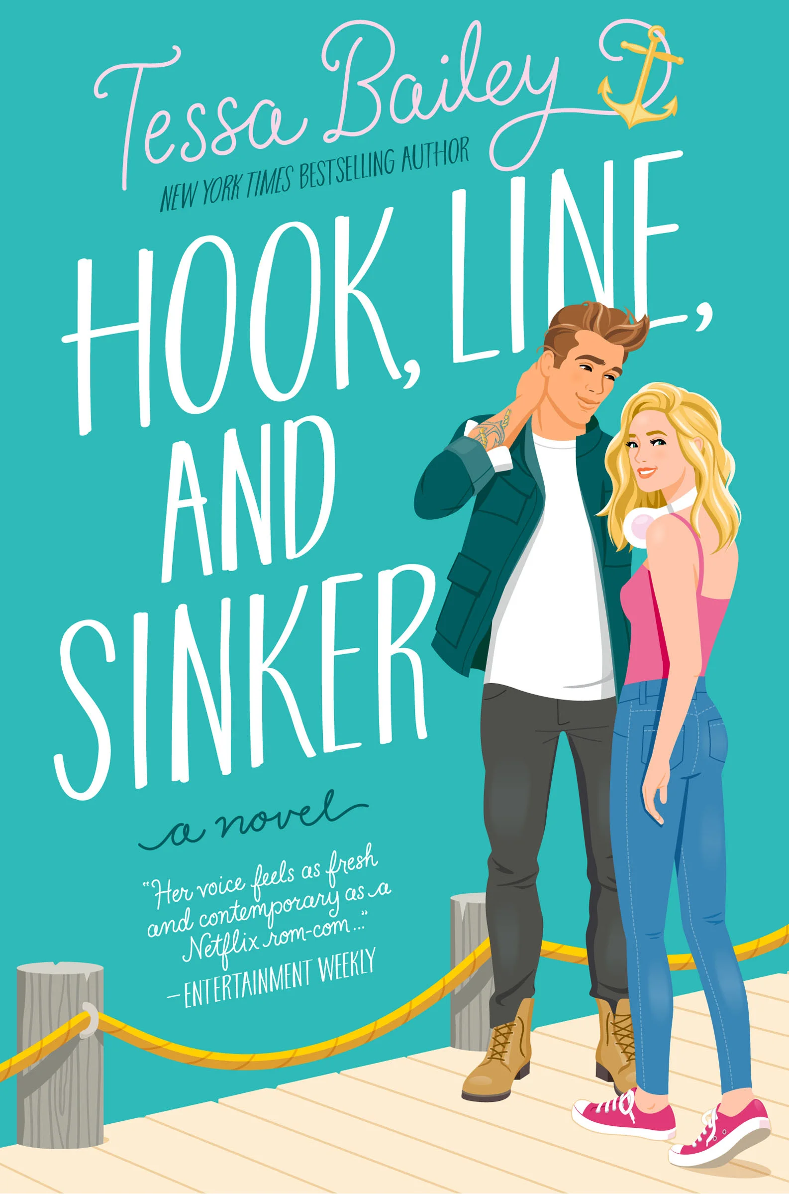 Featured image for Resumen de "Hook, Line, and Sinker" por Tessa Bailey