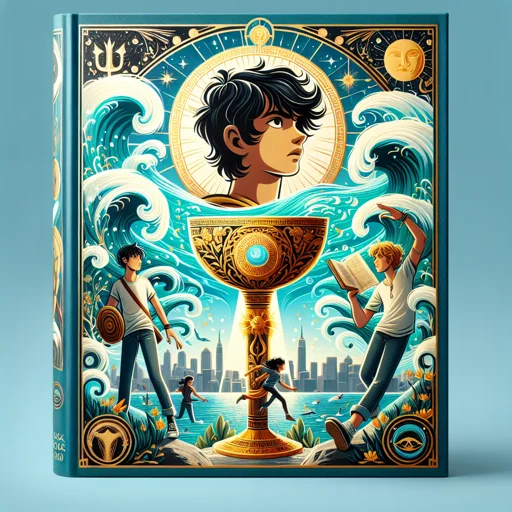 Alternative book cover of Percy Jackson and the Chalice of the Gods