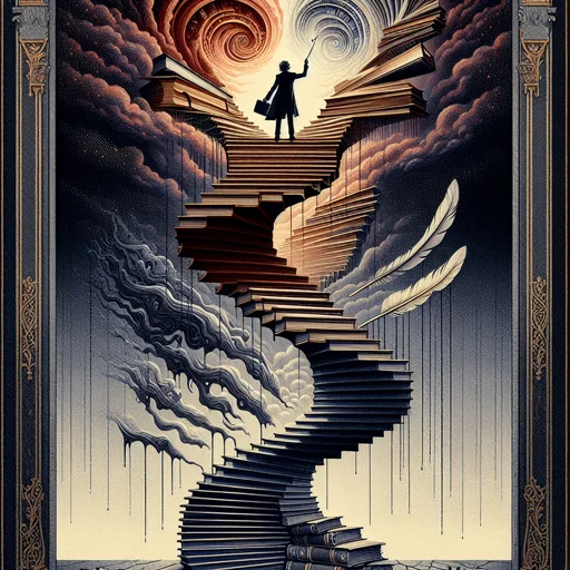 Alternative book cover of A Ladder to the Sky by John Boyne