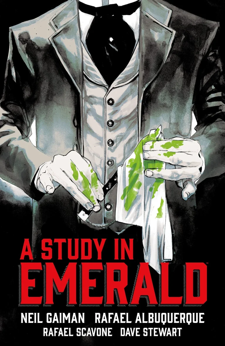 Featured image for Resumen de 'Un estudio en esmeralda' por Neil Gaiman