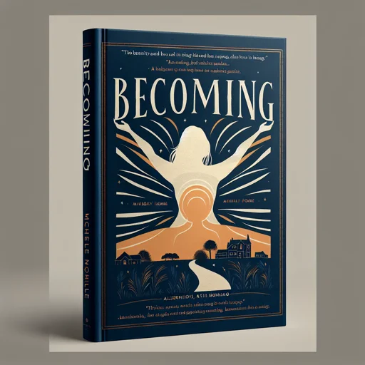 Alternative book cover of Becoming by Michelle Obama