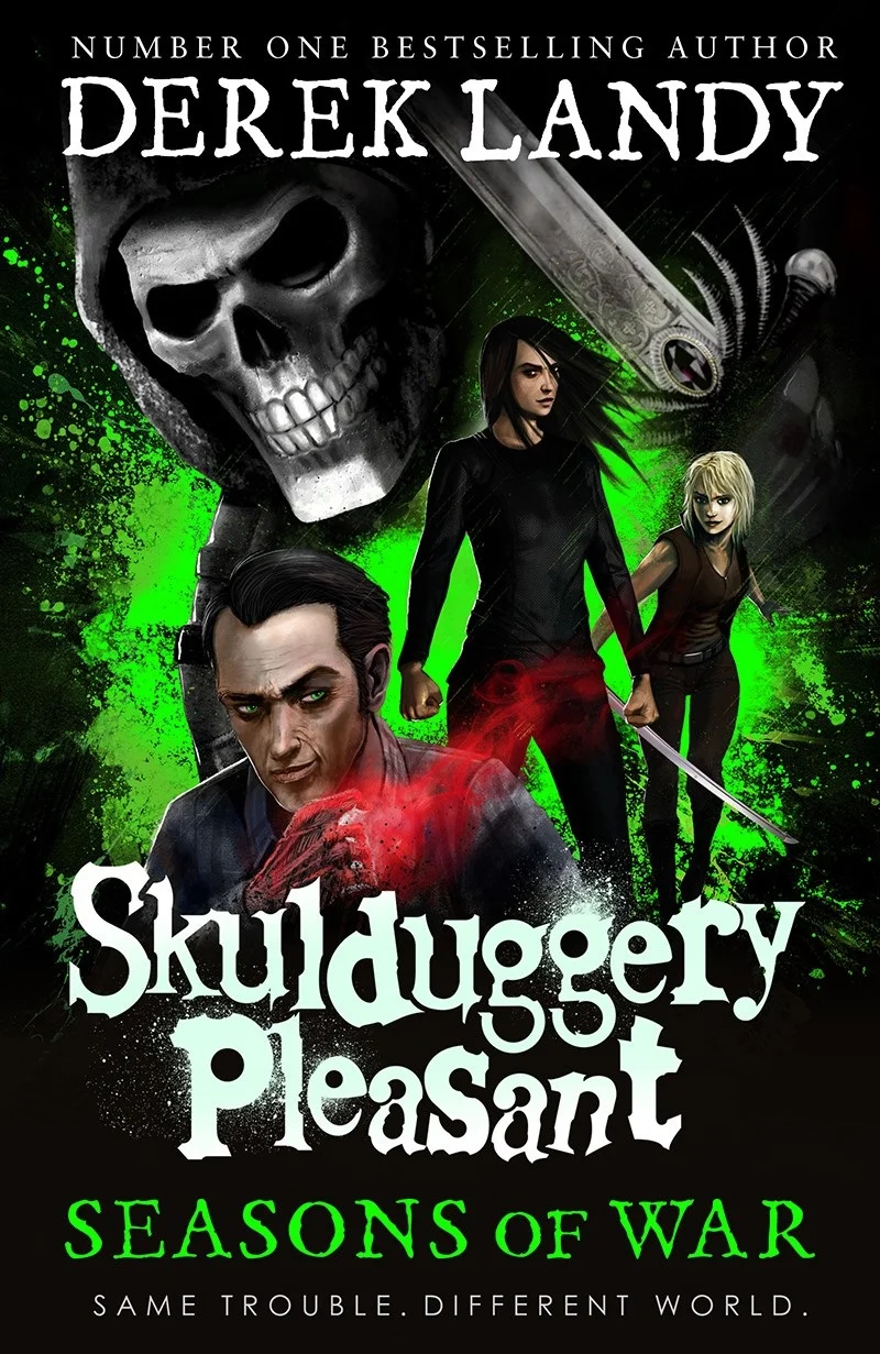 Featured image for Resumen de "Skulduggery Pleasant: Temporada de guerra" por Derek Landy