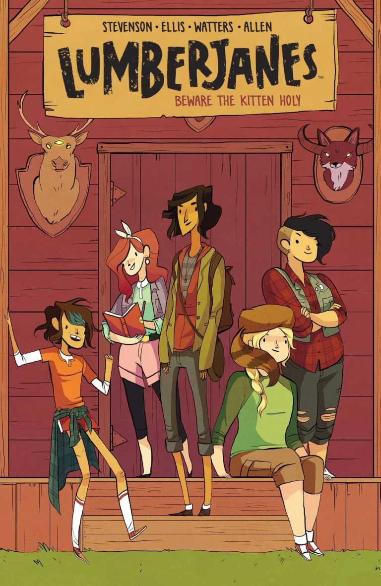 Featured image for Resumen de "Lumberjanes, vol. 1: ¡Cuidado con el gato sagrado!" por N.D. Stevenson y Grace Ellis