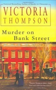 Featured image for Resumen de 'Muerte en Bank Street' por Victoria Thompson