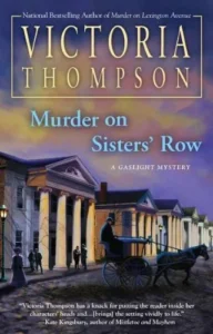 Featured image for Resumen de "Asesinato en Sisters' Row" por Victoria Thompson