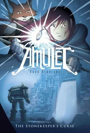 Featured image for Resumen de 'Amuleto #2: La maldición del guardián de la piedra' por Kazu Kibuishi