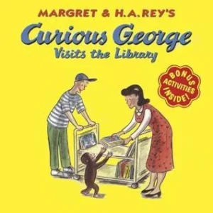 Featured image for Resumen de "Curioso Jorge visita la biblioteca" por Margret Rey y H.A. Rey